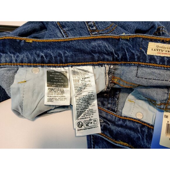Levis Premium Reggae Straight Ankle Jeans Womens Size 23-27 Medium Wash Denim - Picture 8 of 11